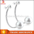 Boojew fashion earring designs new model fancy artificial pearl stud earrings for party girls